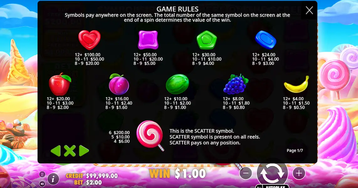 Sweet Bonanza 1000 Jogar Demo Gratis 3