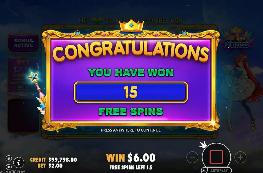 Starlight Princess Jogar Demo Gratis 3